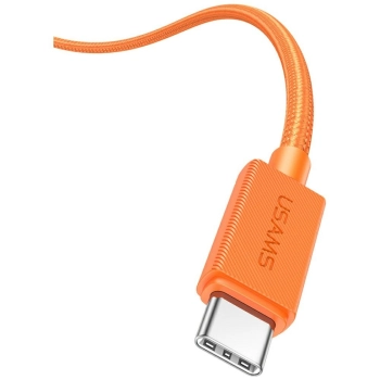 Kabel USAMS SJ774 PD 30W USB-C/Lightning 1.2m pomarańczowy