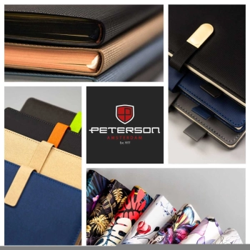 Notes organizer notatnik planer z gumką A5 Peterson w linie elegancki