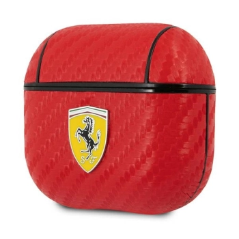 Ferrari FESA3CARE AirPods 3 coverczerwony/red On Track PU Carbon