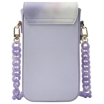 Nimmy Zestaw 3w1 torebka na telefon +    portfel + etui na lokalizator fioletowy/purple Big Eyed Pet 2.0 Rabbit
