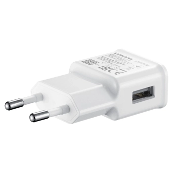 Ładowarka sieciowa Samsung EP-TA200EWE USB-A 15W z kablem EP-DR140AWE USB-A - USB-C (OOB Bulk - opakowanie zastępcze) - biała
