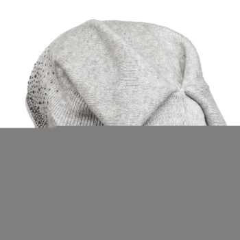 Czapka beanie PETERSON damska z efektownym wzorem ciepła