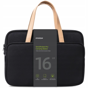 INNOSTYLE DAMSKA TORBA NA LAPTOPA 15 6 16 WODOODPORNA OMNIPROTECT PRO CZARNA