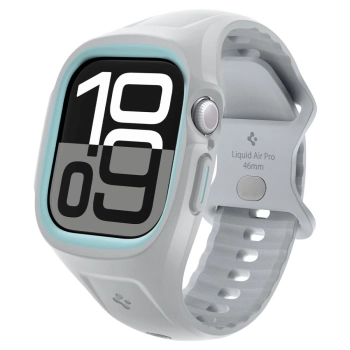 Pasek Spigen Liquid Air Pro na Apple Watch 10 46 mm - szary