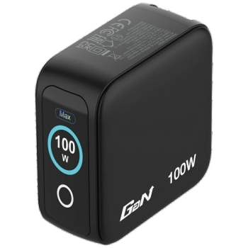Ładowarka sieciowa Verbatim Mini GaN     100W 2xUSB-C PD/1x USB-A QC adapter UE/UK/USA czarny 30239