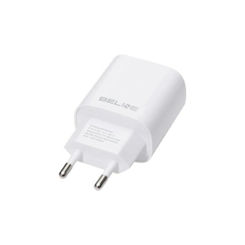 Beline Ład. siec. 1x USB-C 20W + kabelUSB-C biała /white PD 3.0  BLNCW20C