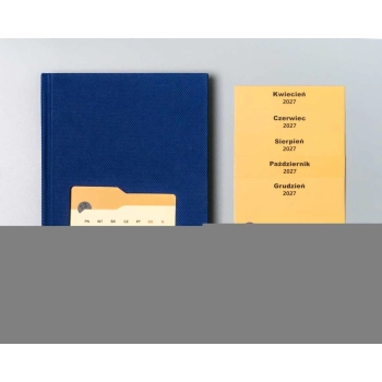 Notes planer notatnik kalendarz organizer w kropki PETERSON format B6