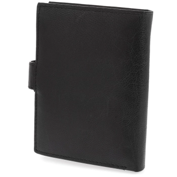 Portfel męski ze skóry z RFID Bellugio - czarny