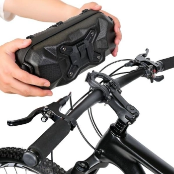 WILDMAN Etui/uchwyt rowerowy XT17 1L     sakwa na kierownicę czarna/black