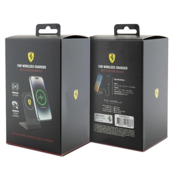 Ferrari ład. indukcyjna FEMFBMALK 15W czarny/black 2023 Collection MagSafe