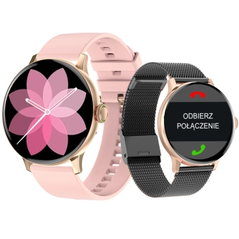 Smartwatch Damski GIEWONT Złoto do codziennego noszenia