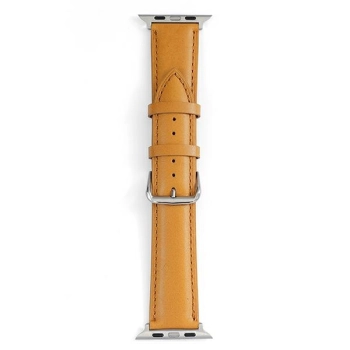 Beline pasek Apple Watch Leather38/40/41mm jasnobrązowy /light brown