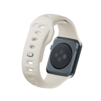 42/44/45/46/49 mm Nude (big) - 3mk Silicone Watch Strap for Apple