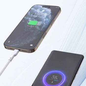 Kabel Dudao L9C Max 240W PD USB-C - USB-C 2m - biały