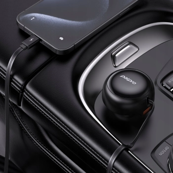 PALPRO SZYBKA ŁADOWARKA SAMOCHODOWA 2X USB-A USB-C KABEL ZWIJANY 53W