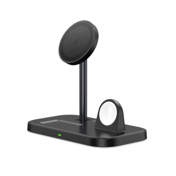 TECH-PROTECT QI15W-A22 3IN1 MAGNETIC MAGSAFE WIRELESS CHARGER BLACK
