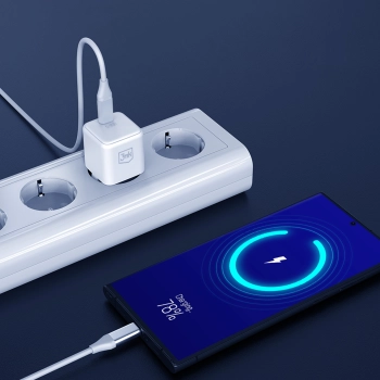 Accessories - 3mk Hyper Charger PD 25W+USB Cable C to C White