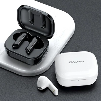 AWEI słuchawki Bluetooth 5.1 T36 TWS+ stacja dokująca czarny/black