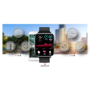 Smartwatch Giewont elegancki zegarek do codziennego noszenia