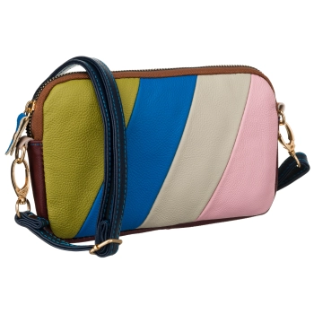 Saszetka damska torebka skórzana listonoszka śliczna na ramię crossbody