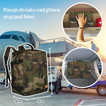 Duży, podróżny plecak z poliestru — Rovicky