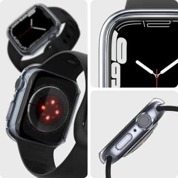 SPIGEN THIN FIT APPLE WATCH 7 / 8 / 9 (45 MM) CRYSTAL CLEAR