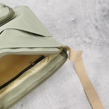 Stylowa torebka damska crossbody - beżowa
