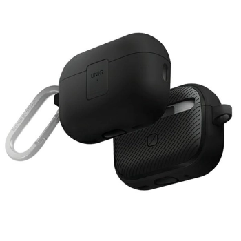 UNIQ etui Clyde Lock Case AirPods Pro 2(2022/2023) czarno-ciemnoszary/charcoal-dark grey