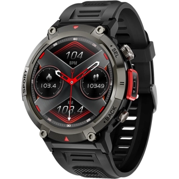 Smartwatch VELTORI VT140-1 Czarny Pasek Silikonowy