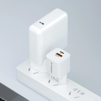 Ładowarka sieciowa Wozinsky CMWCW 20W USB-C / USB-A - biała
