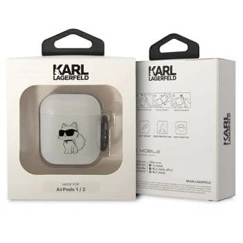 Karl Lagerfeld KLA2HNCHTCT Airpods 1/2cover transparent Ikonik Choupette