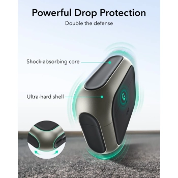 ESR ORBIT HALOLOCK MAGSAFE APPLE AIRPODS PRO 3 TITANIUM