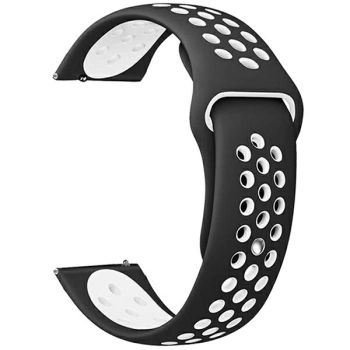 Beline pasek Watch 22mm Sport Siliconeczarno-biały black/white box