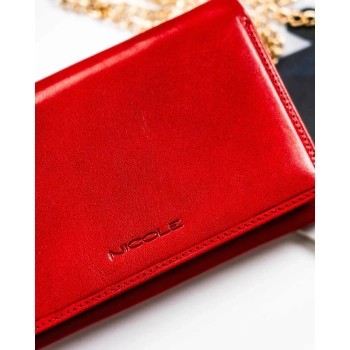 PORTFEL Damski skórzany Z211416 RED