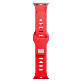 42/44/45/46/49 mm Red (big) - 3mk Silicone Watch Strap for Apple