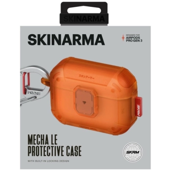 Etui Skinarma Mecha LE do AirPods Pro 3  pomarańczowy