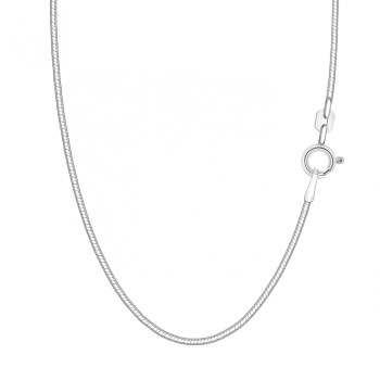Srebrny łańcuszek ŻMIJKA srebro diamentowane 925 45cm