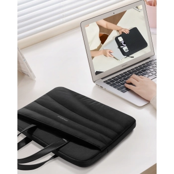 INNOSTYLE DAMSKA TORBA NA LAPTOPA 13 14 WODOODPORNA CARRYLITE SLIM CZARNA