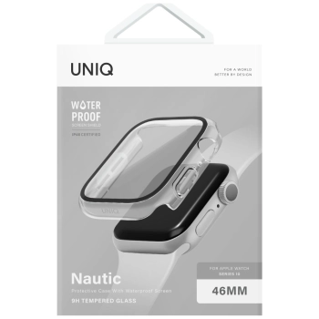 Etui UNIQ Nautic na Apple Watch 46 mm - przezroczyste