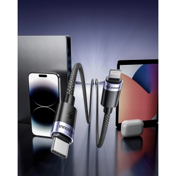 INNOSTYLE ŁADOWARKA KABEL USB-C LIGHTNING SZYBKIE ŁADOWANIE DO IPHONE 14 1M