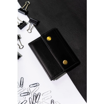 Portfel męski Rovicky na prezent elegancki pojemny funkcjonalny ochrona rfid