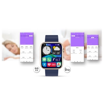 Smartwatch Damski Gravity Elegancki Zegarek Dotykowy