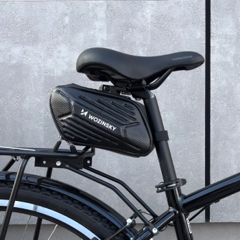 Wozinsky torba rowerowa pod siodełko wodoodporna 1,5 l czarna (WBB27BK)