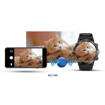 Smartwatch VELTORI VT110-1 Czarny Pasek Silikonowy