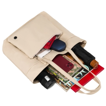 Duża torebka damska A4 Peterson torebka shopper bag na ramię do pracy na zakupy