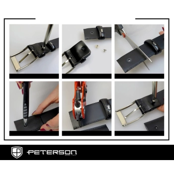 Szeroki pasek męski do jeansów — Peterson