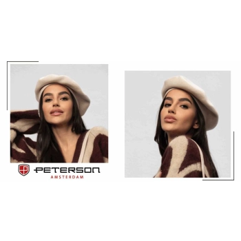 Elegancki beret damski Peterson do codziennego noszenia