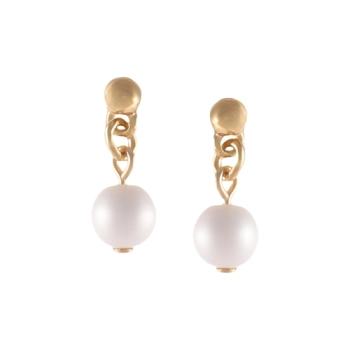 Kolczyki wiszące perełki Afrodyta eleganckie Pearls
