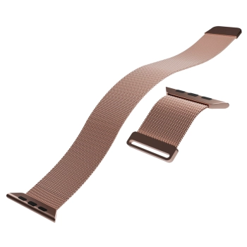 Pasek ze stali nierdzewnej Puro Milanese do Apple Watch 38 / 40 / 41 mm - różowy