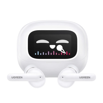 Słuchawki dokanałowe TWS UGREEN EchoBuds HiTune T6 Magic (białe)